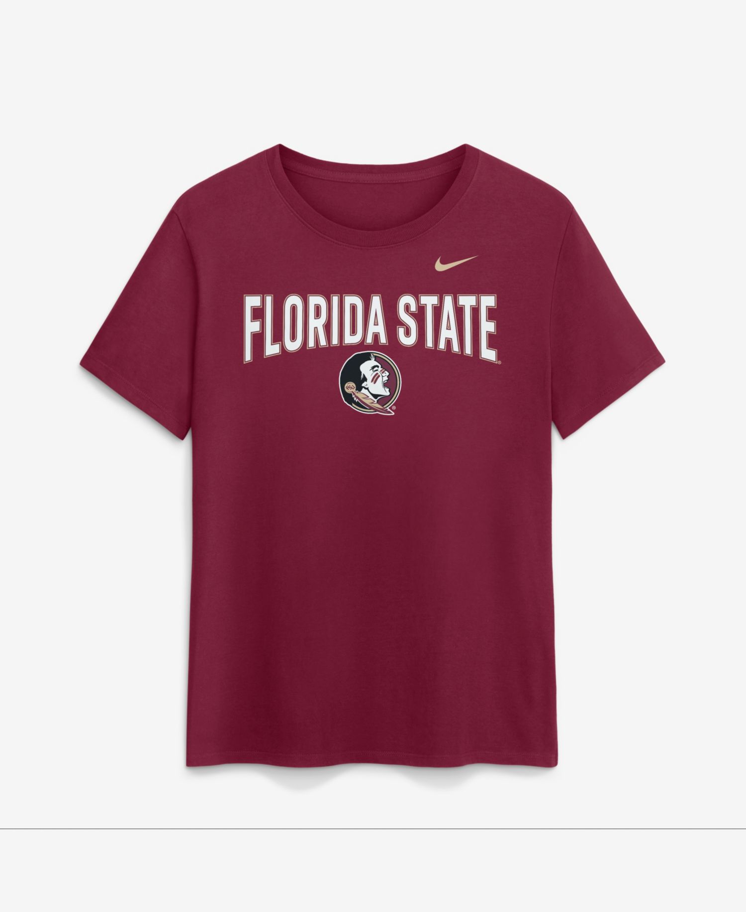 Women's Garnet Florida State Seminoles Arch Logo T-Shirt