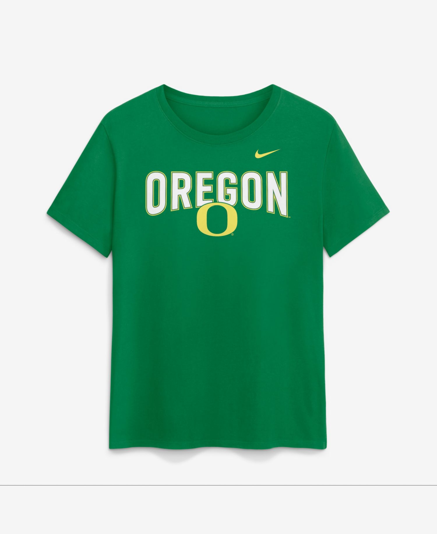 Women's Green Oregon Ducks Arch Logo T-Shirt