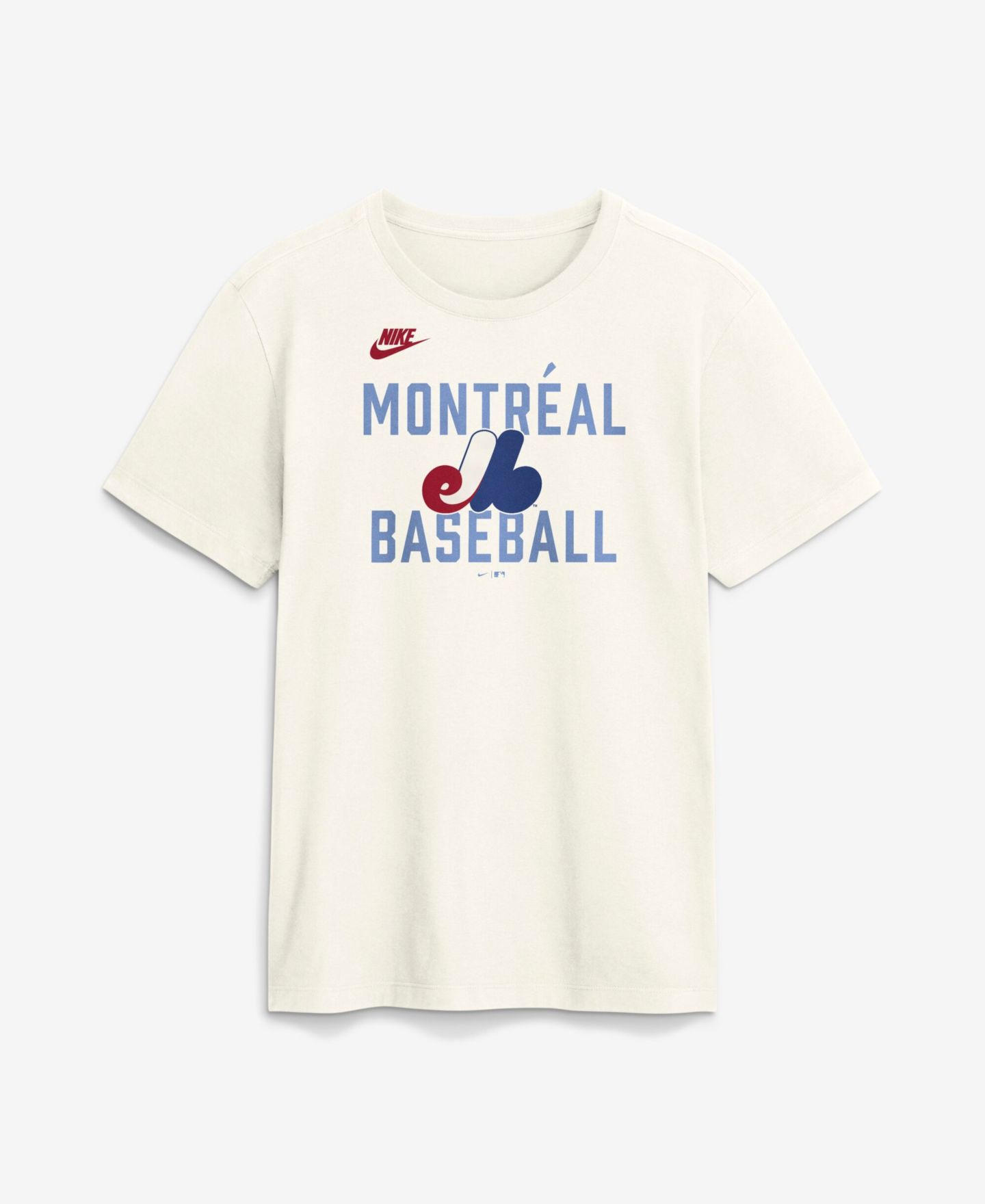 Мужская футболка Nike Cream Montreal Expos Cooperstown Collection ‘70s Inspired — фото 4