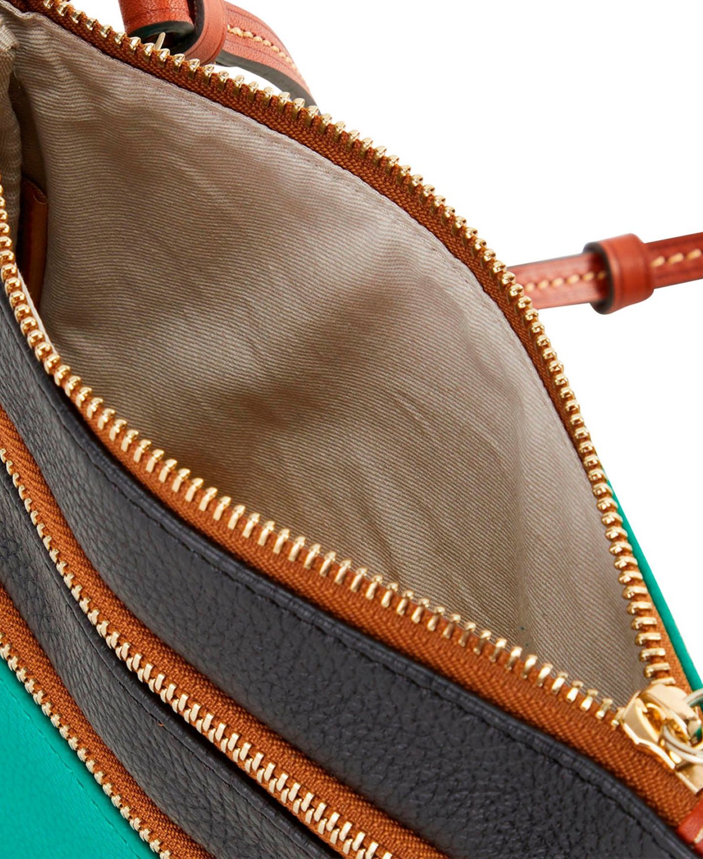 Женская сумка Dooney & Bourke New York Jets Infield Triple Zip Crossbody Purse — фото 2