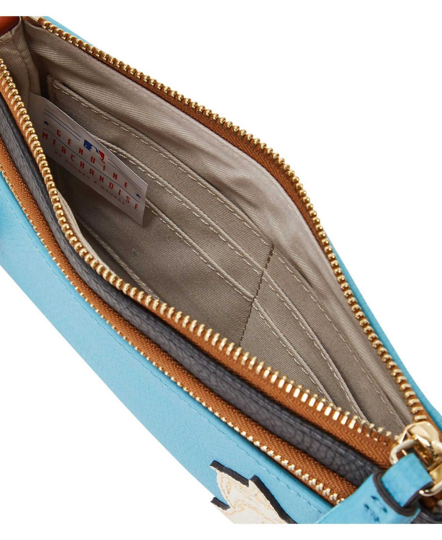 Женская сумка Dooney & Bourke Miami Marlins Infield Double-Zip Wristlet — фото 2