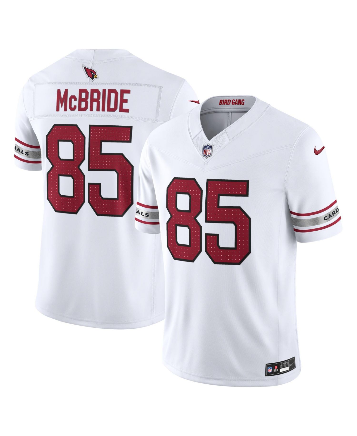 Men's Trey McBride White Arizona Cardinals Vapor F.U.S.E. Stitched Limited Jersey