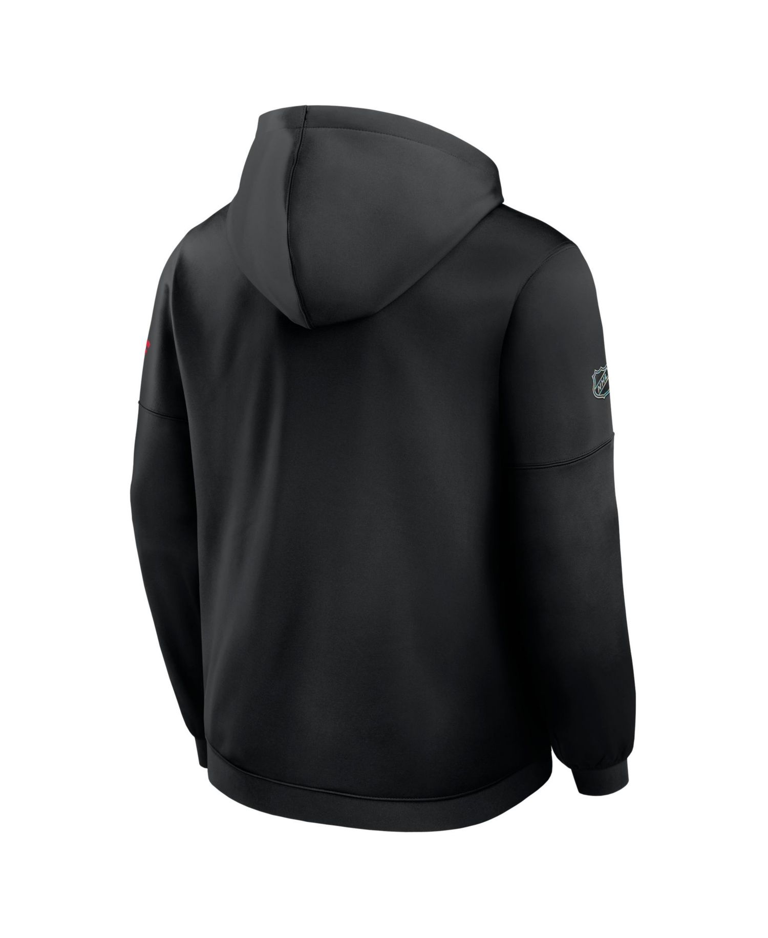 Men's Black New Jersey Devils Authentic Pro Rink Fleece Pullover Hoodie