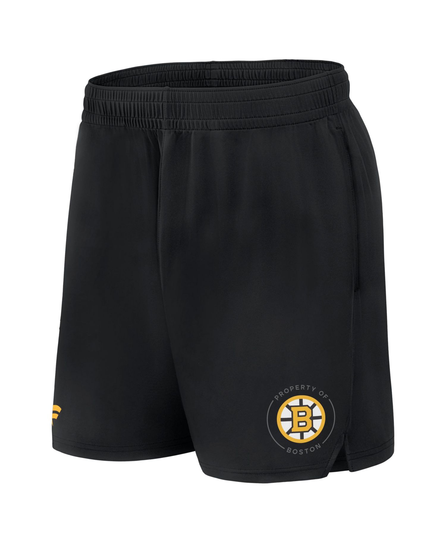 Men's Black Boston Bruins Authentic Pro Training Shorts