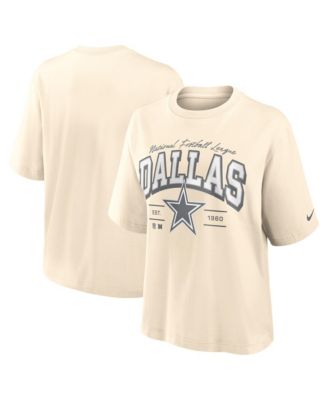 Women's Cream Dallas Cowboys Vintage Mod Boxy T-Shirt