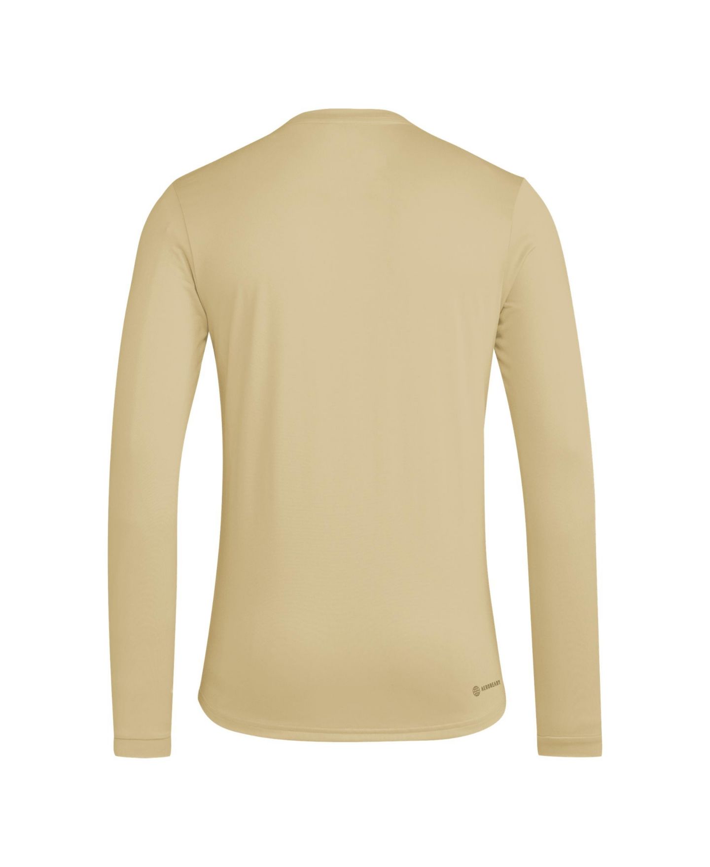 Мужская футболка adidas Beige Texas A&M Aggies Honor & Support Pregame Long Sleeve — фото 3