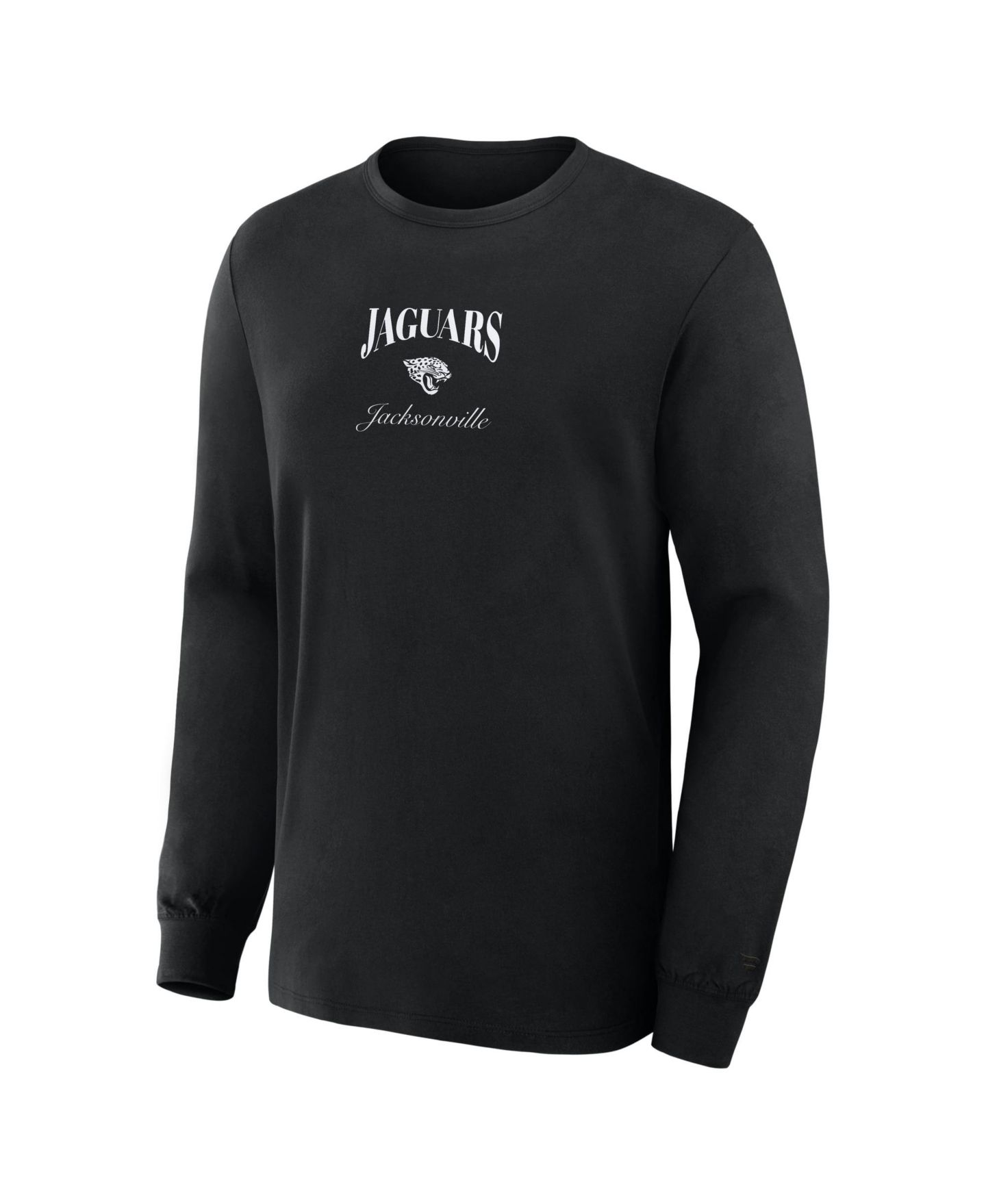 Мужская футболка Fanatics Black Jacksonville Jaguars Midnight Falls Long Sleeve — фото 5