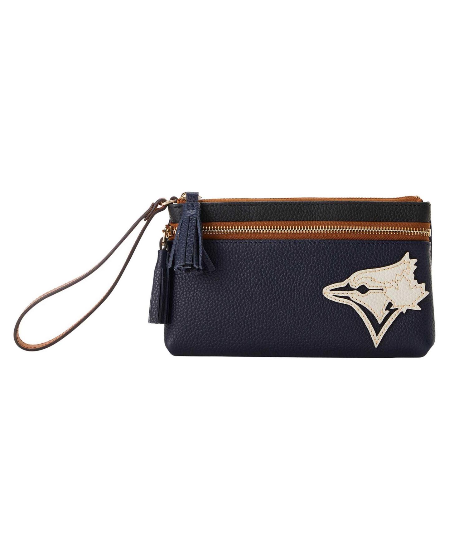 Женская сумка Dooney & Bourke Toronto Blue Jays Infield Double-Zip Wristlet — фото 3