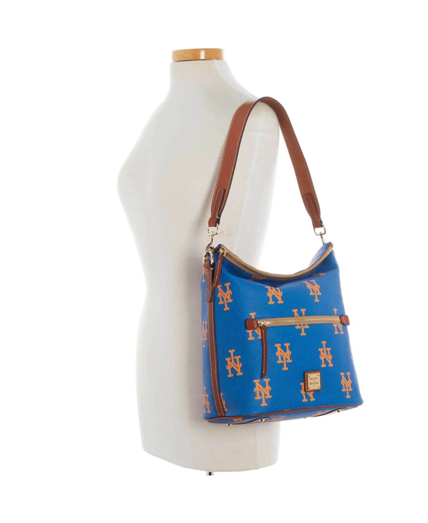 Женская сумка Dooney & Bourke New York Mets Sporty Monogram Large Purse — фото 3