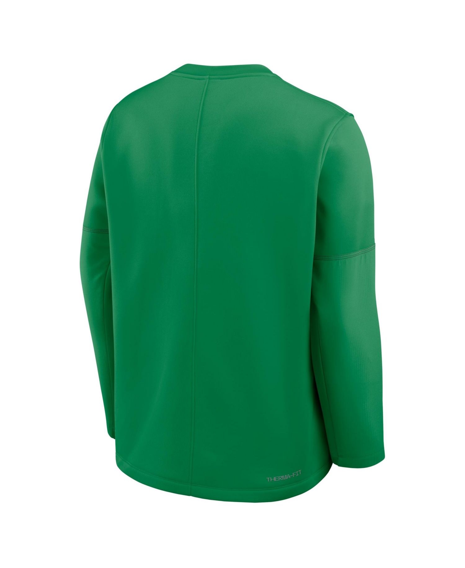 Men's Green Oregon Ducks 2026 Sideline Coaches Therma-FIT Long Sleeve Top