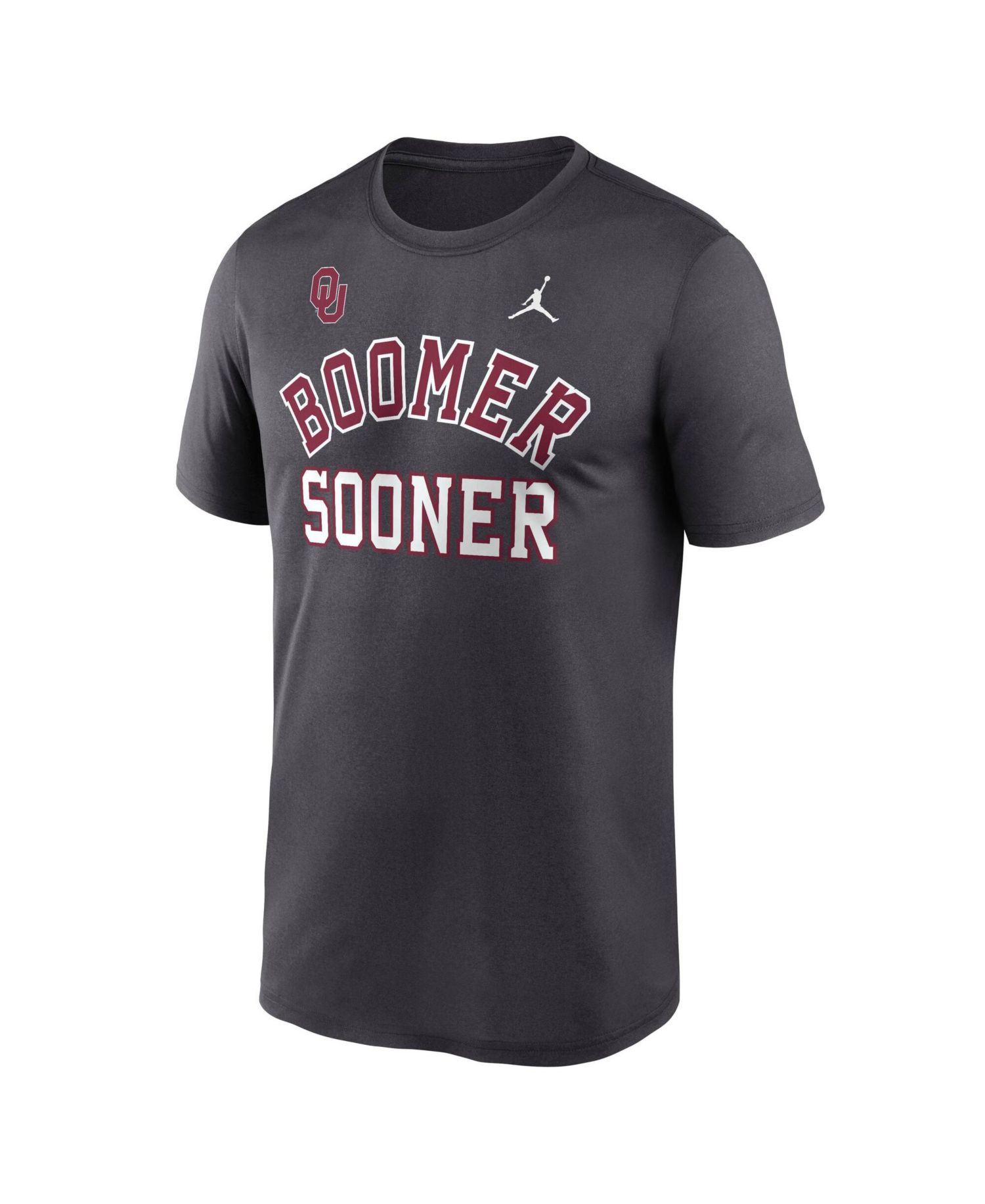 Men's Anthracite Oklahoma Sooners Primetime Arch Mantra Legend Dri-FIT T-Shirt