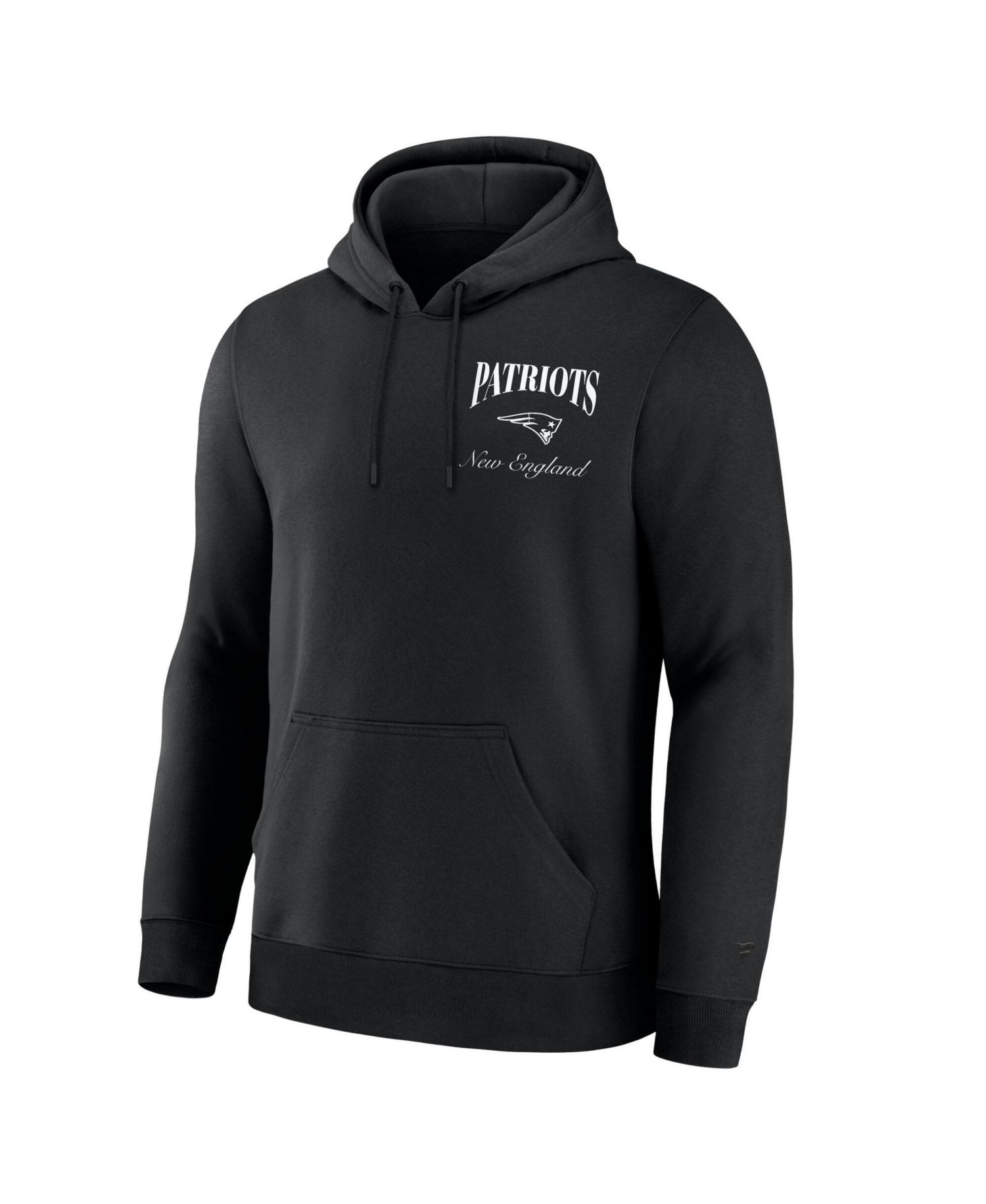 Men's Black New England Patriots Nightfall Long Sleeve Fleece Hoodie