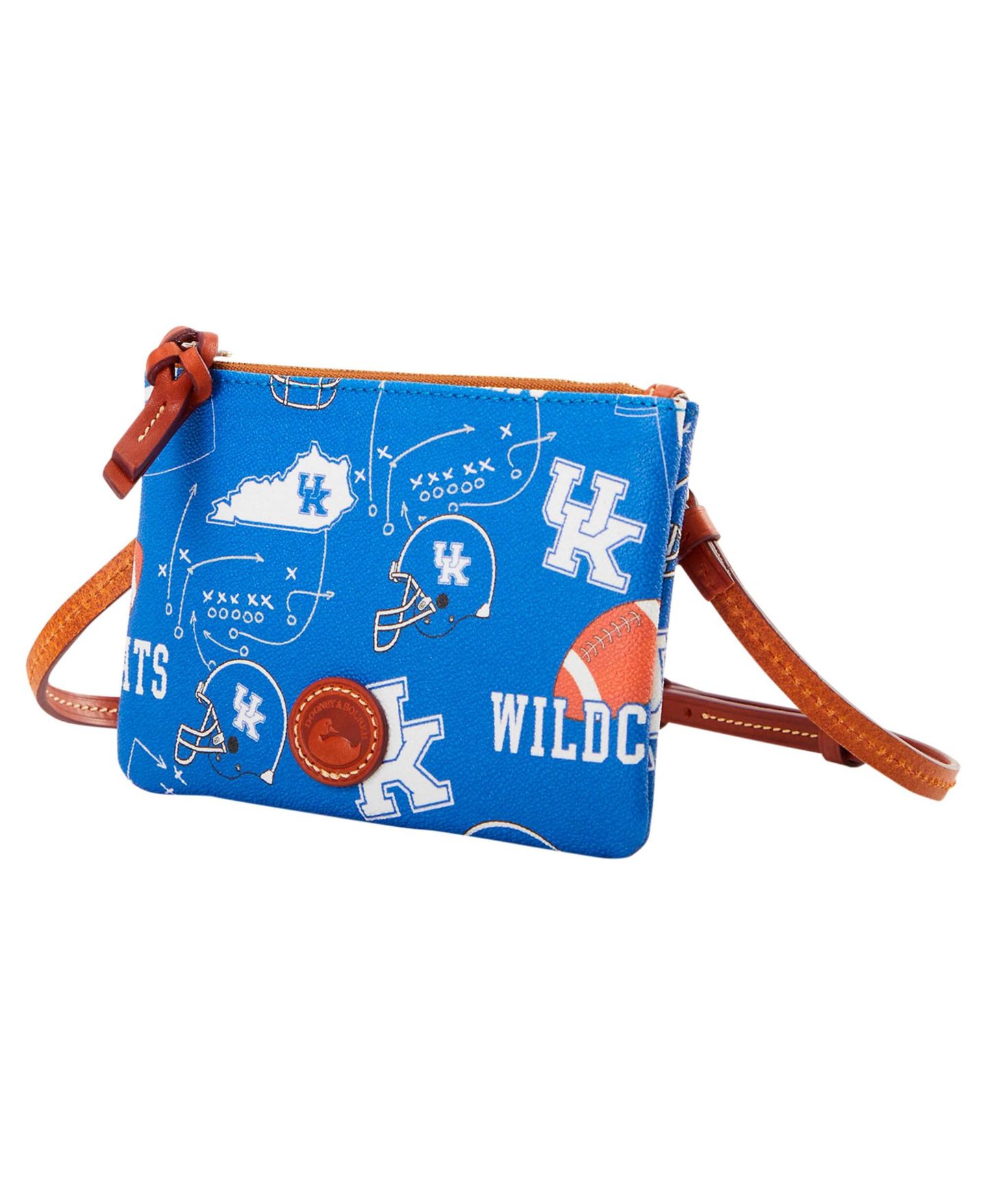 Женская сумка Dooney & Bourke Kentucky Wildcats Top Zip Crossbody Purse — фото 4