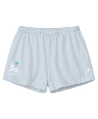 Women's Light Blue LA28 Bluebell Collection Lounge Shorts