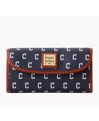 Women's Cleveland Guardians Team Color Continental Clutch