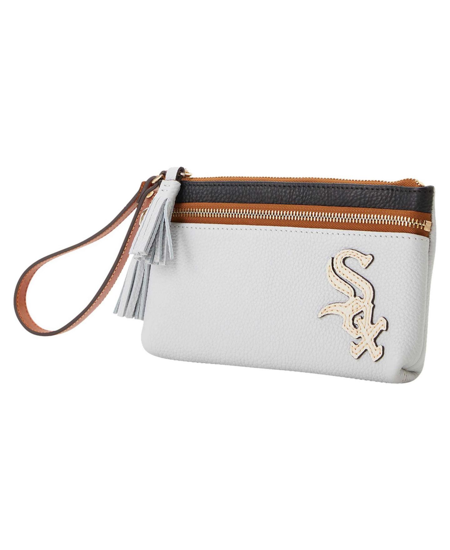 Женская сумка Dooney & Bourke Chicago White Sox Infield Double-Zip Wristlet — фото 1