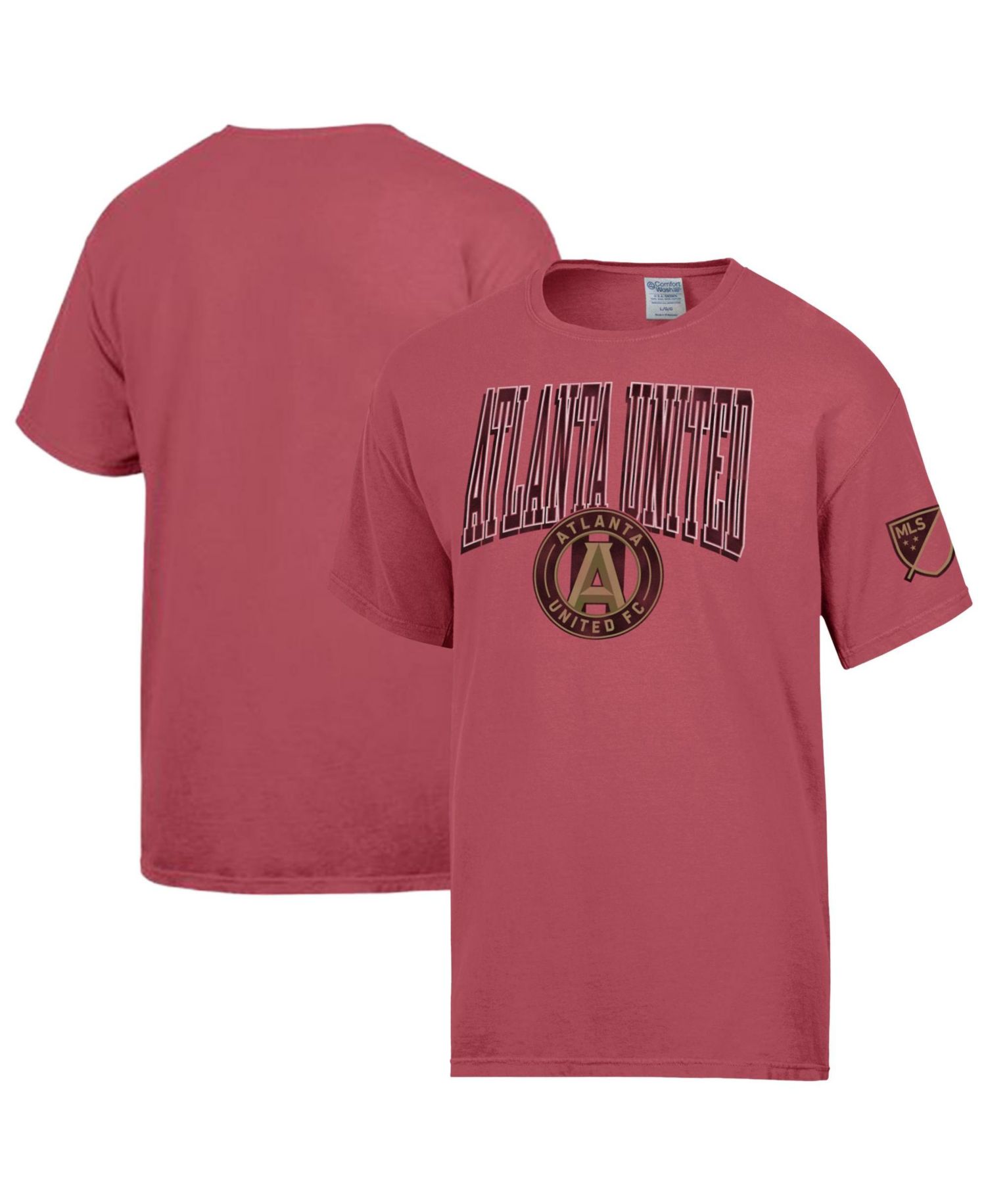 Men's Red Atlanta United FC ComfortWash T-Shirt