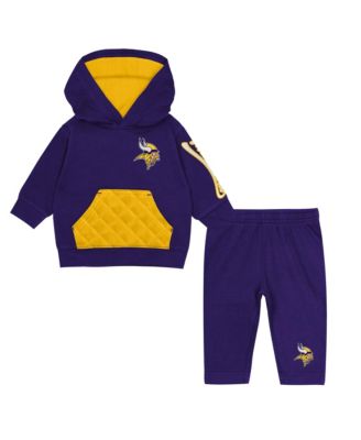 Toddler Purple Minnesota Vikings Drive Stopper Hoodie Pants Fleece Set