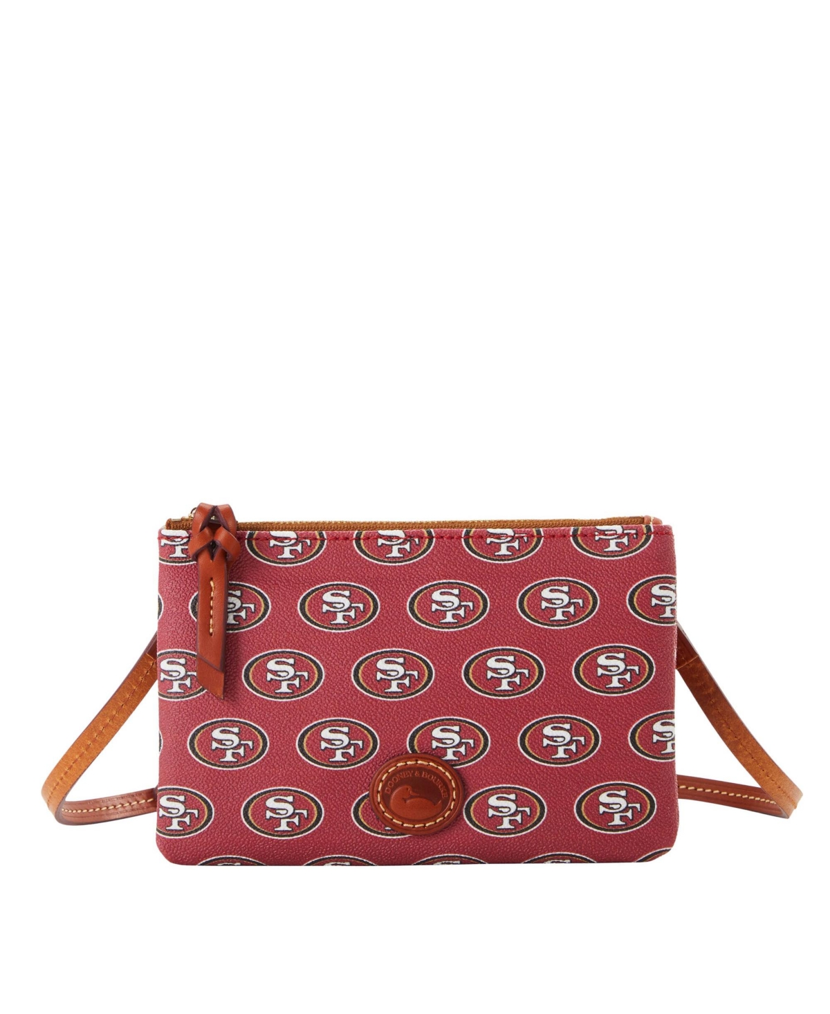 Dooney & Bourke Dooney Bourke San Francisco 49ers Top Zip Crossbody Bag