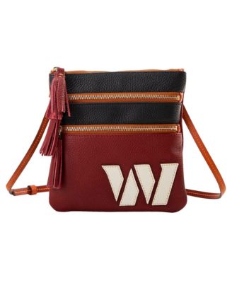 Washington Commanders Infield Triple Zip Crossbody Purse
