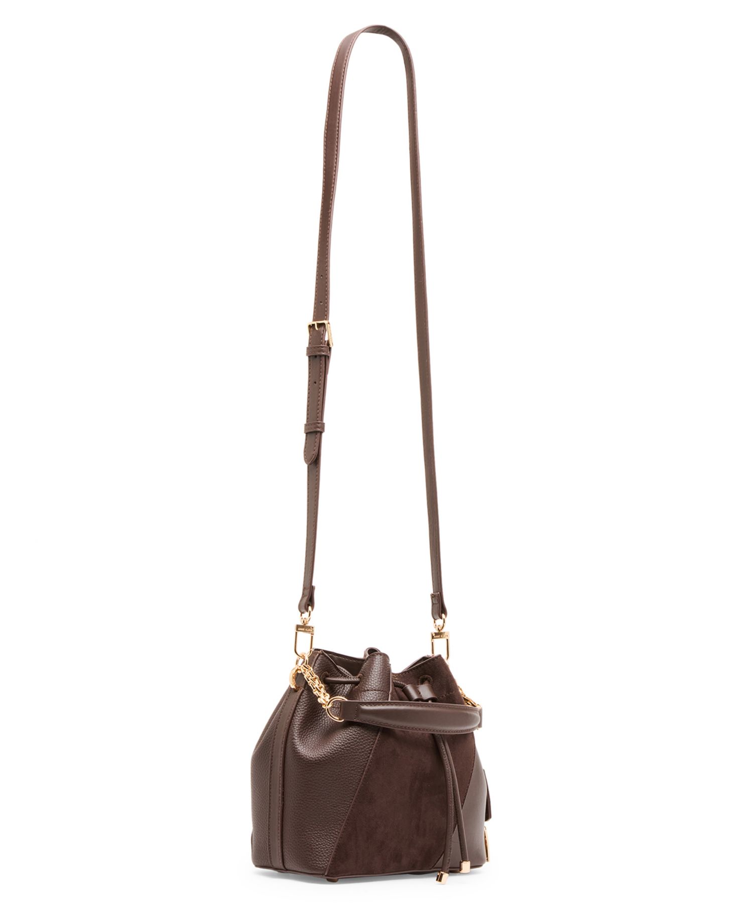 Convertible Strap Small Bucket Handbag