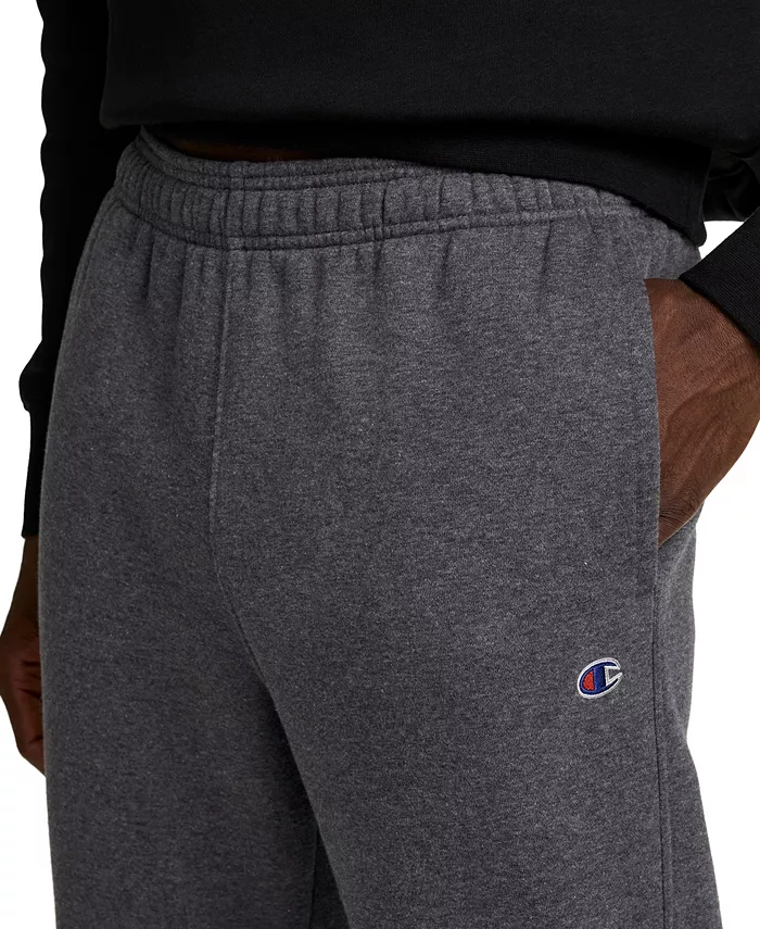 Men's Powerblend Open-Bottom Fleece Sweatpants - thumbnail 4