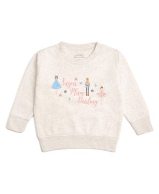 Toddler Girls' 2T-5T Sugar Plum Darling Holiday Long-Sleeve Sweatshirt