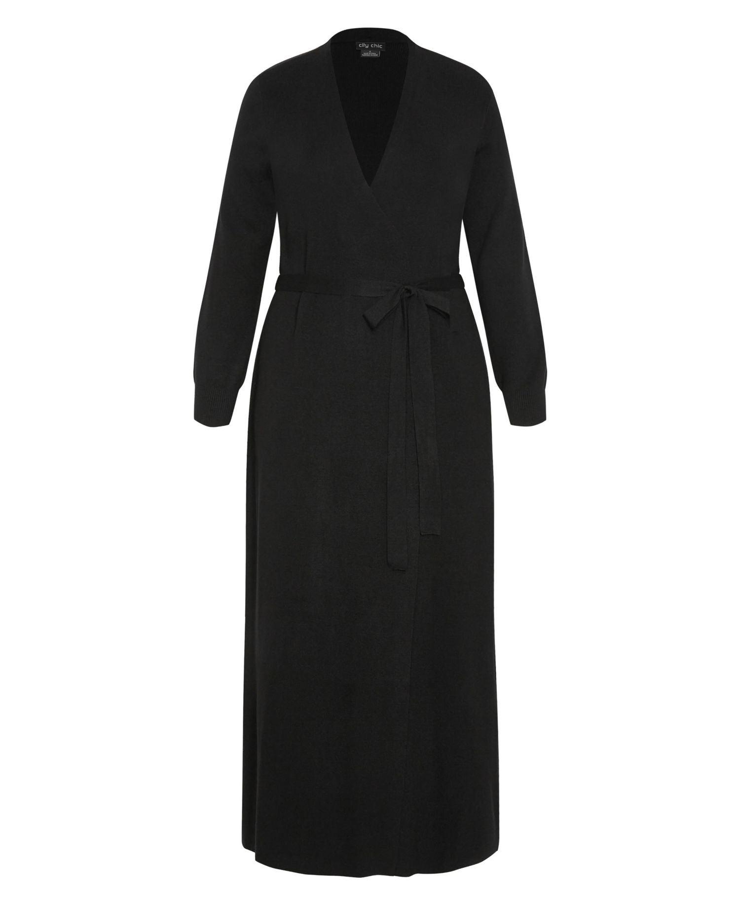 Plus Size Goldie Longline Pull-On Cardigan
