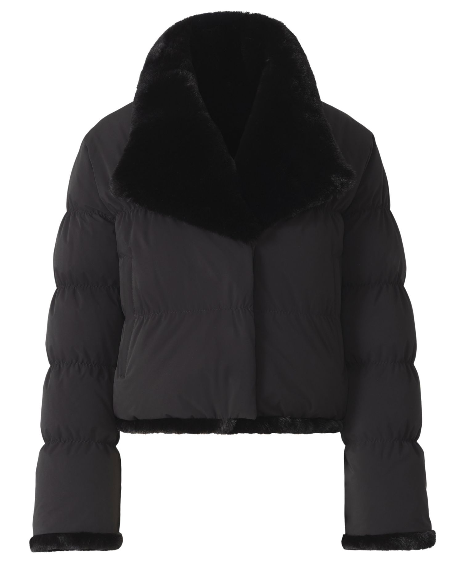 Women's Adair Reversible Faux Fur Trim Puffer Jacket