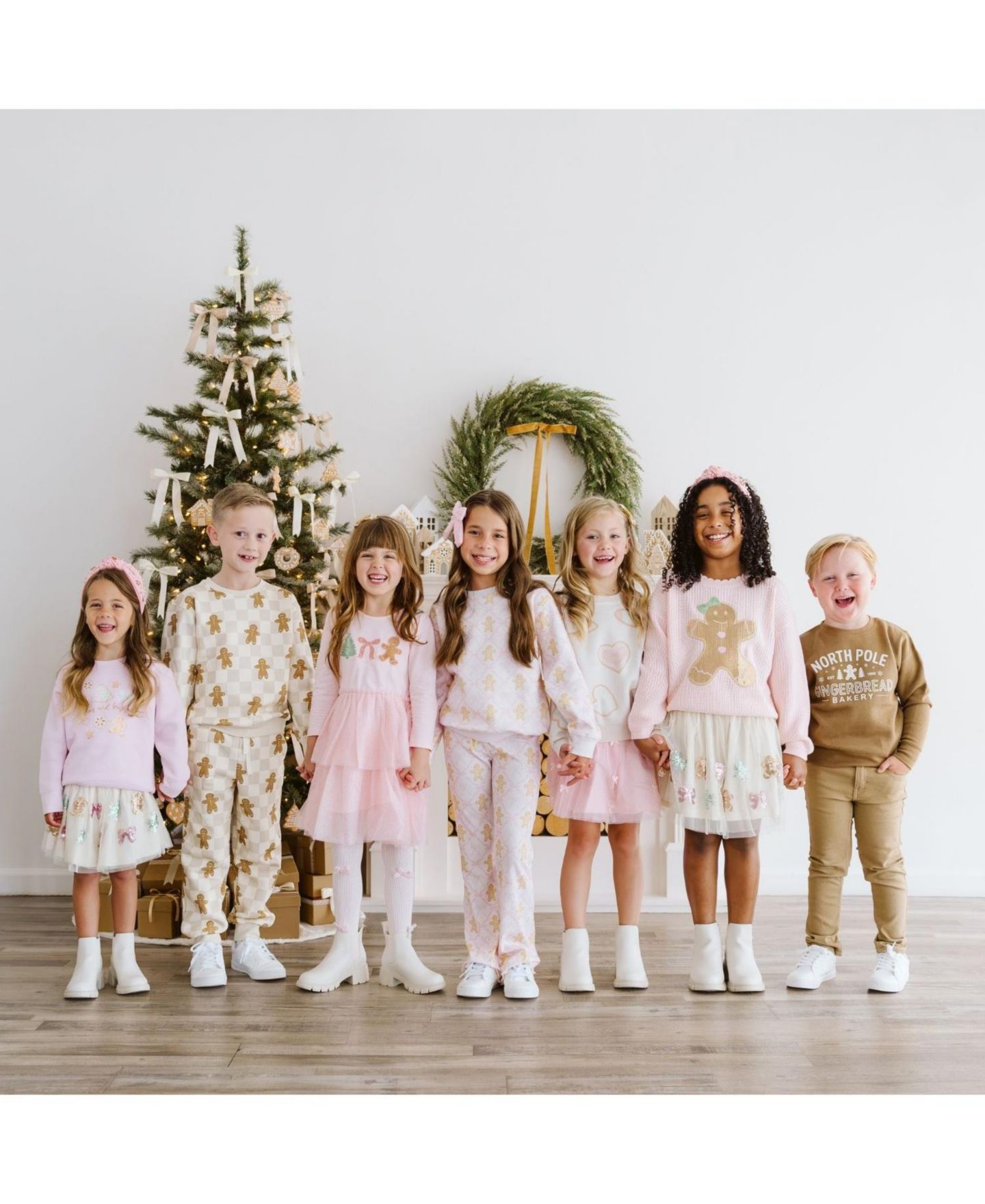 Толстовка Sweet Wink Holiday Cookie-Print для мальчиков, цвет: Слоновая кость — фото 7