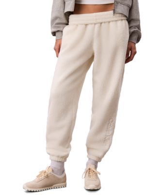 Women's Sherpa Pull-On Mid-Rise Joggers