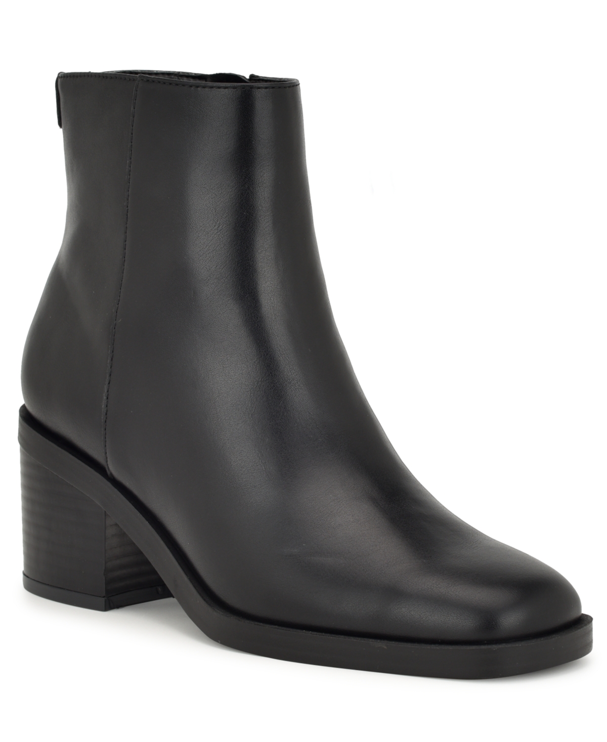 Nine West Women's Amatto Square Toe Dress Booties - Black