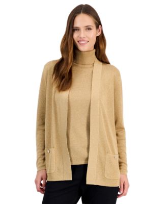 Women's Malibu Metallic-Knit Cardigan