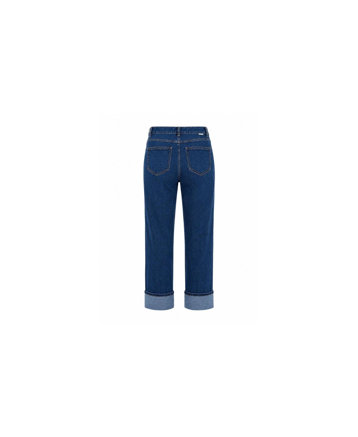 Women's Straight Leg Cuff Jeans
