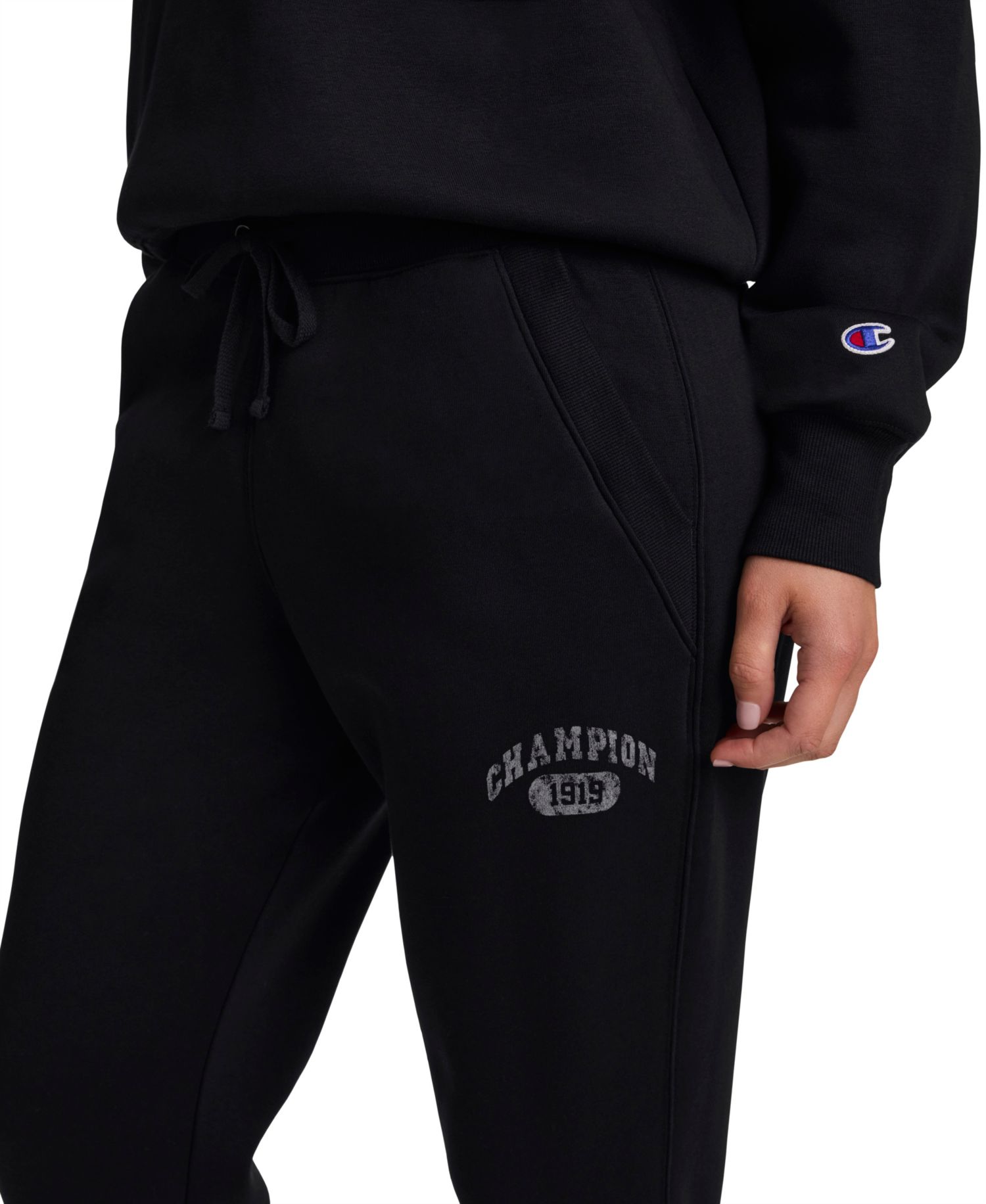 Women's Powerblend Fleece Graphic-Print Sweatpants