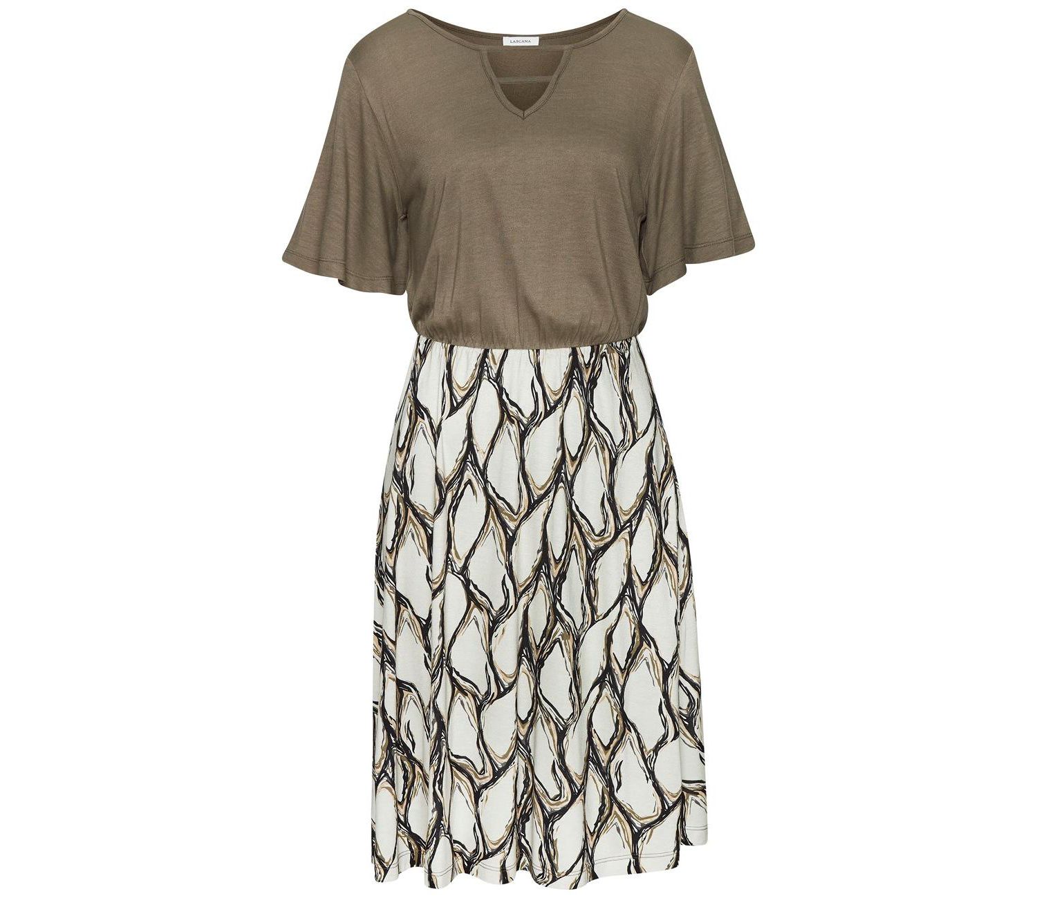 Women's Short-Sleeve A-Line Mini Dress
