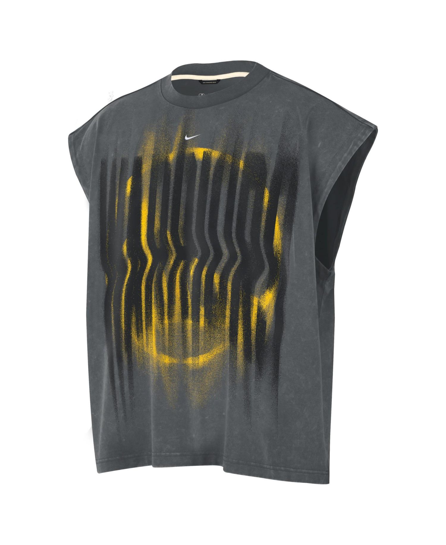 Men's Charcoal Golden State Warriors 2026 Standard Issue Pre-Game Sleeveless Top