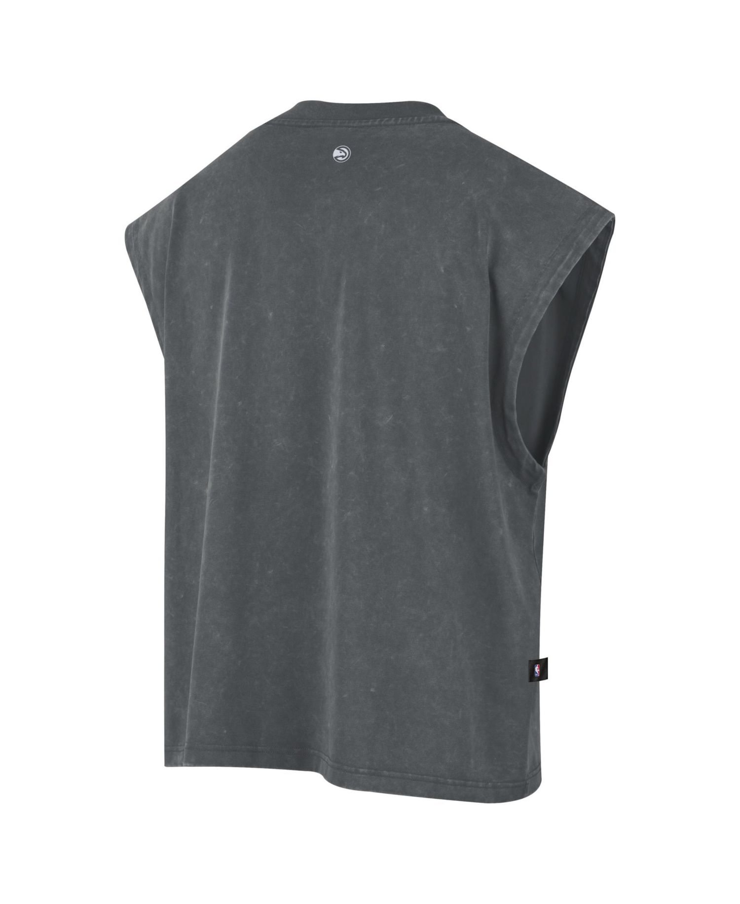 Men's Charcoal Atlanta Hawks 2026 Standard Issue Pre-Game Sleeveless Top