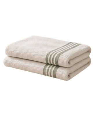 Millstreet Waffle Cotton 2-Piece Towel Set