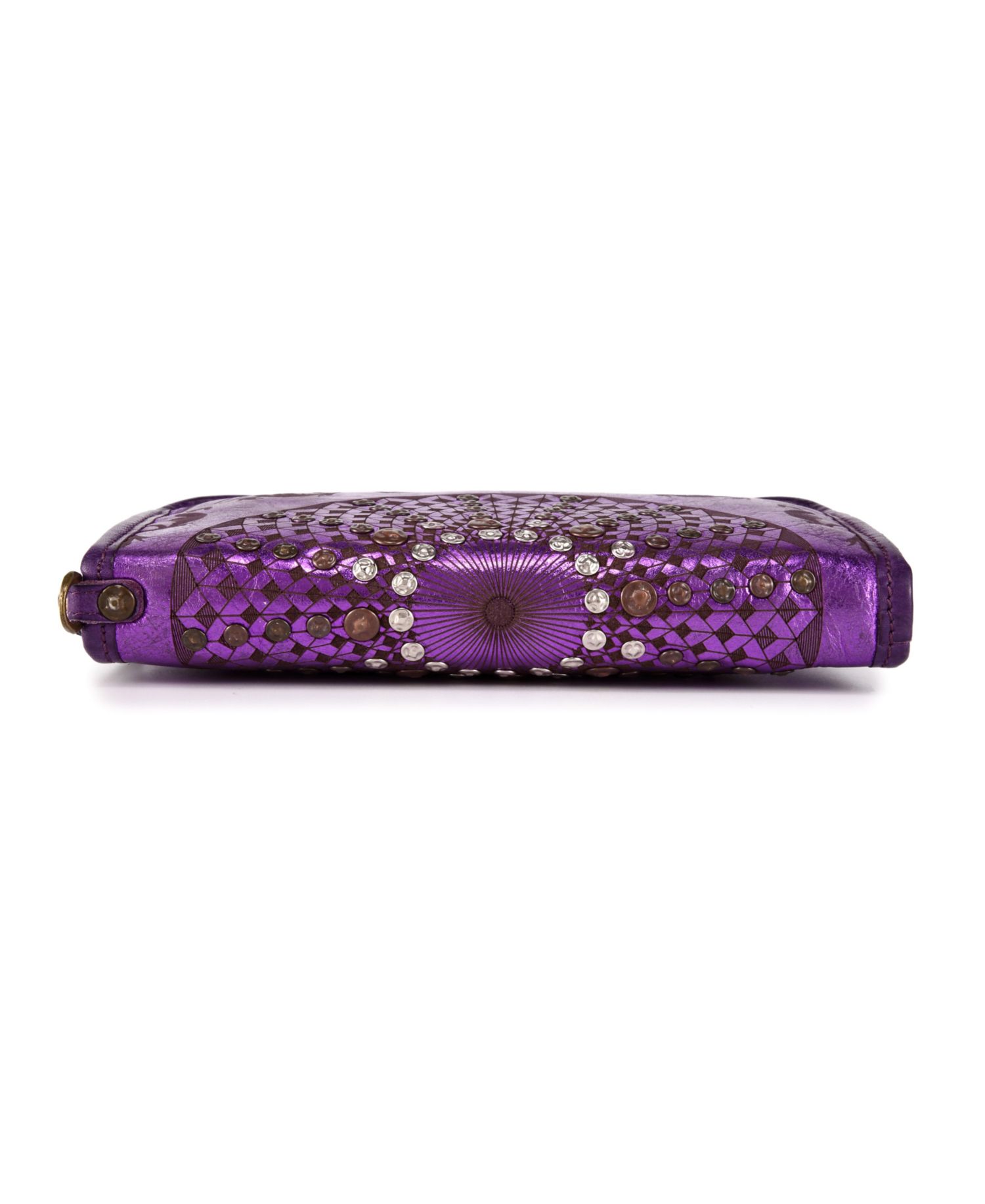 Mola Leather Clutch