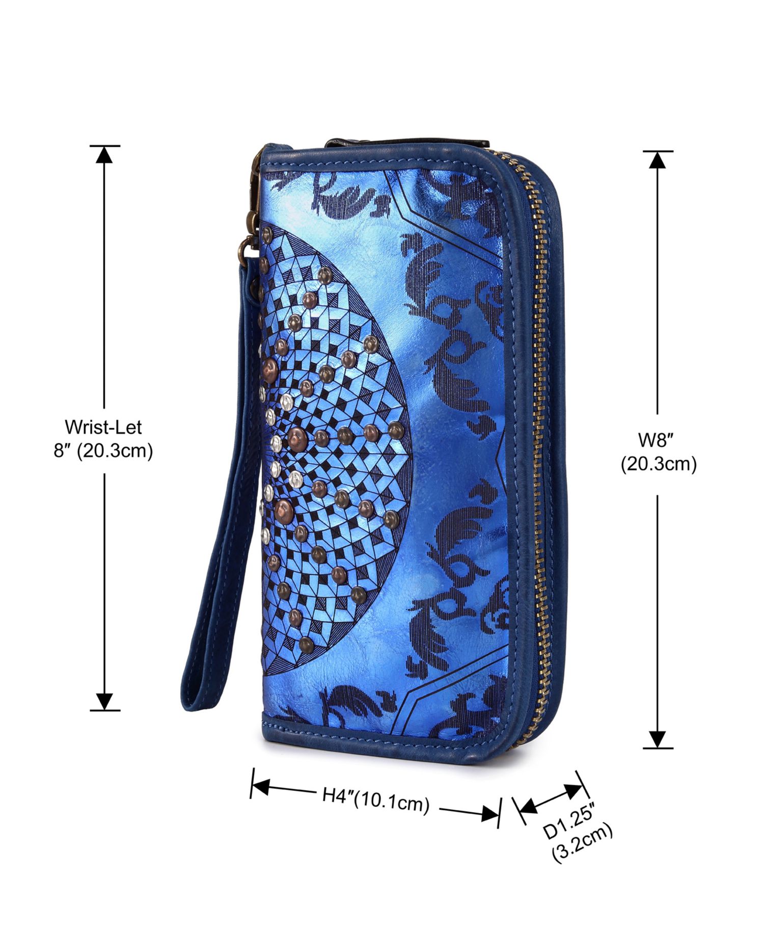 Mola Leather Clutch