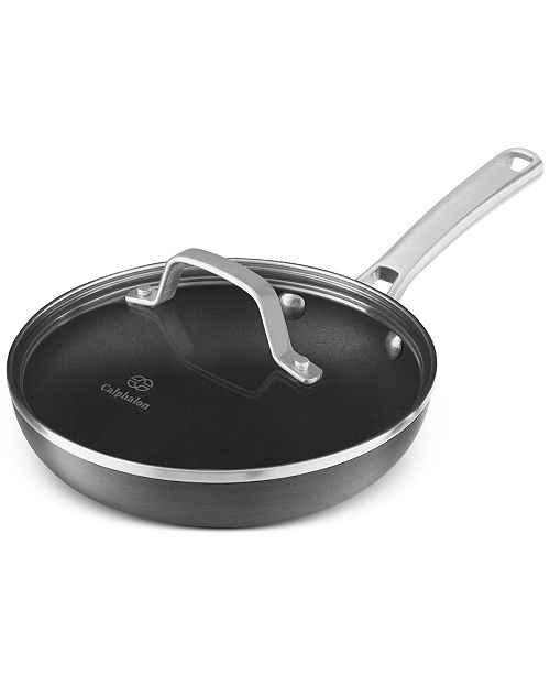 Calphalon Classic Nonstick 8" Fry Pan with Lid Cookware & Cookware Sets Kitchen Macy