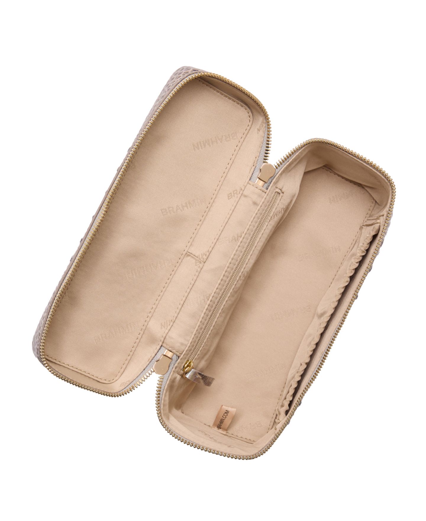 Женская сумка Brahmin Charlene Melbourne Small Leather Crossbody, цвет: Шёлковый туманный — фото 4