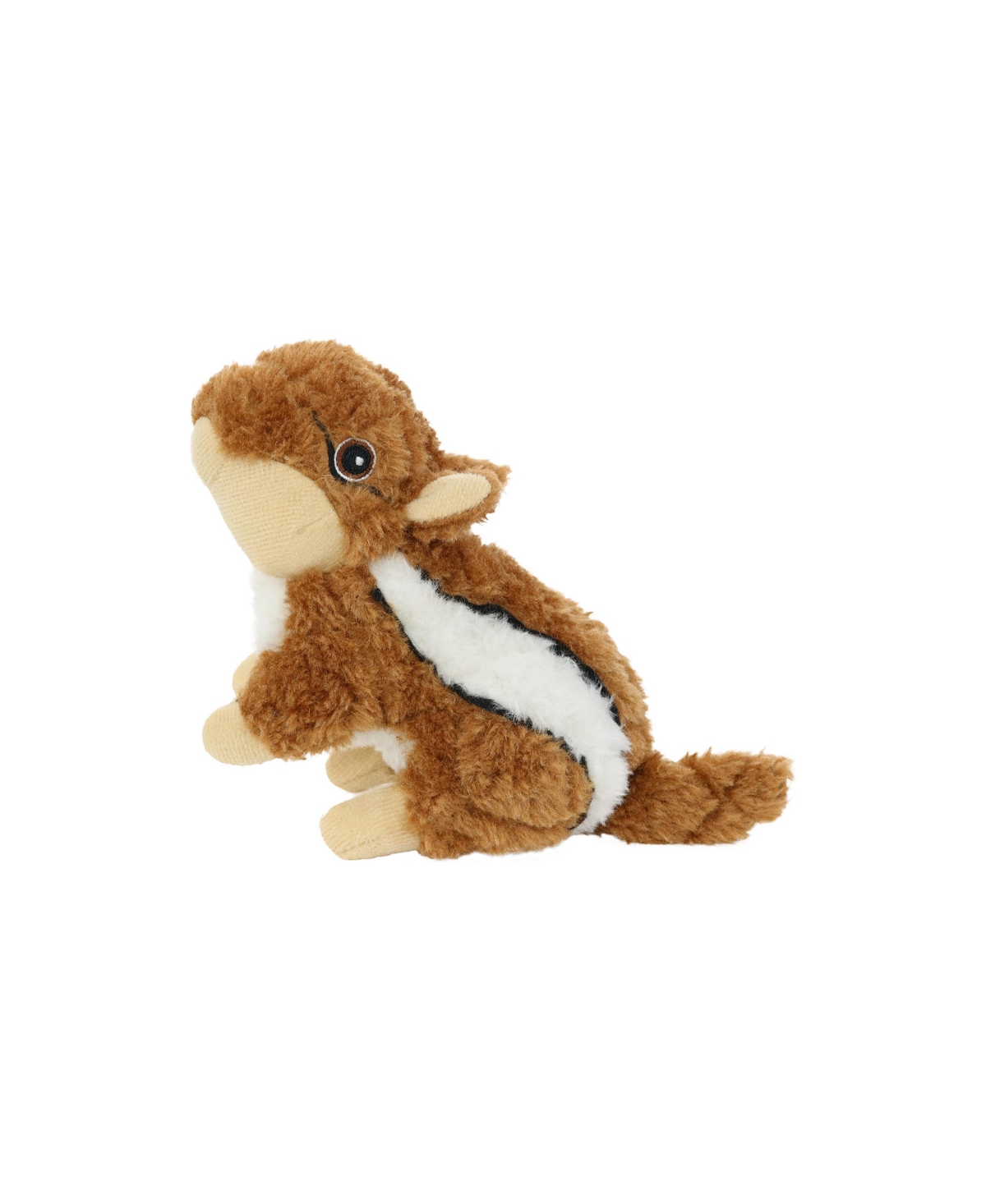 Mighty Jr Nature Chipmunk, Durable Plush Squeaky Dog Toy