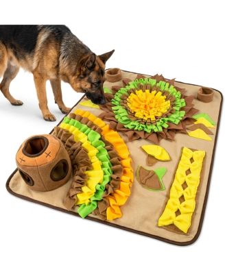 Slow Feeding Interactive Dog Mat Washable Non Slip Mental Puzzle For All Breeds