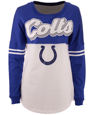 5th & Ocean Women's Indianapolis Colts Sweeper Long-Sleeve T-Shirt