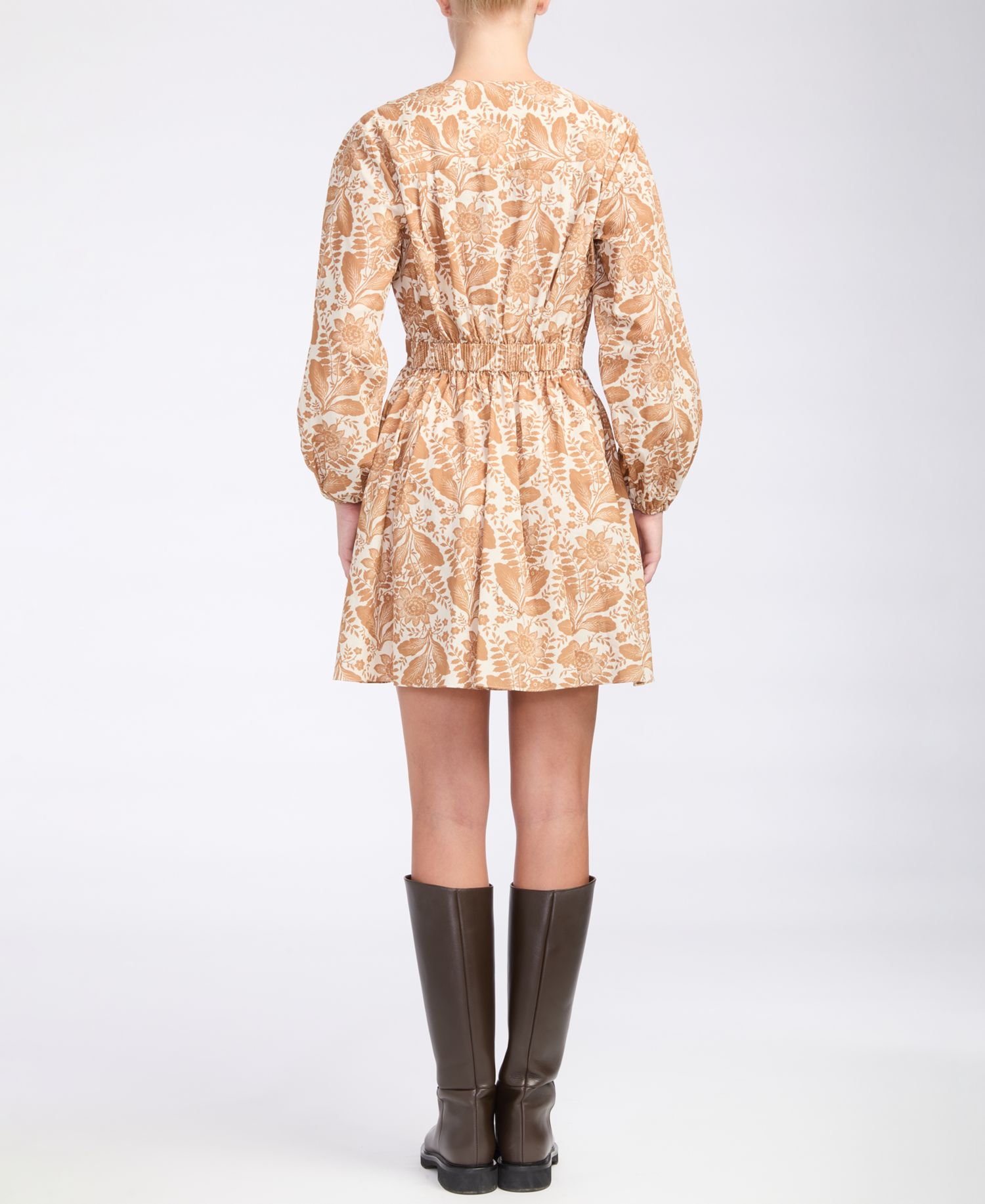 Women's Tarin Long Sleeve A-Line Floral Dress