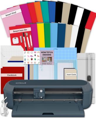 Maker 5 Machine Multicolor Vinyl and Iron-On Bundle for Decals and Shirts