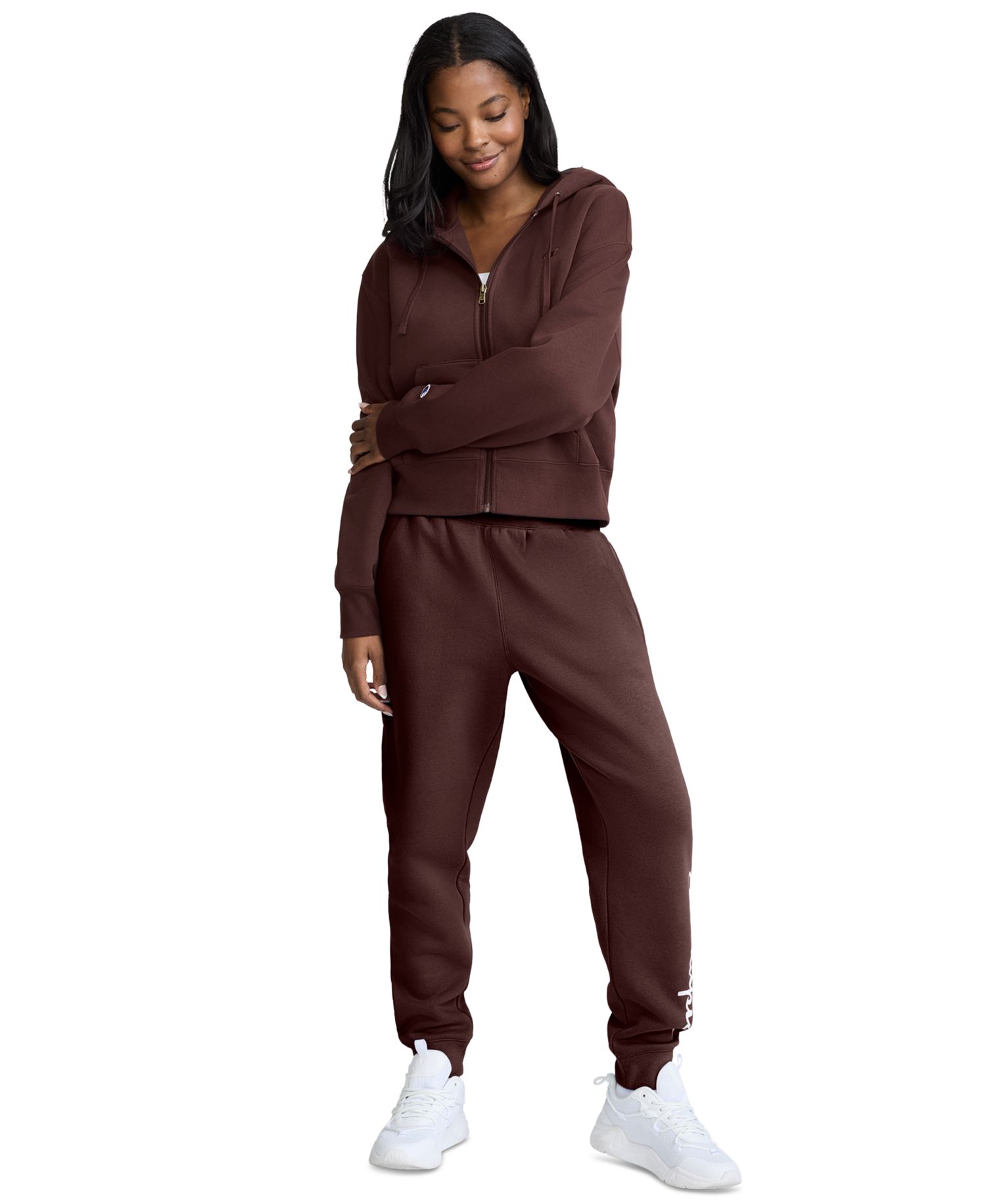 Women's Powerblend Fleece Pull-On Joggers with Side Pockets