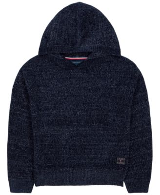 Girls' 7-16 Chenille Pullover Long-Sleeve Hoodie